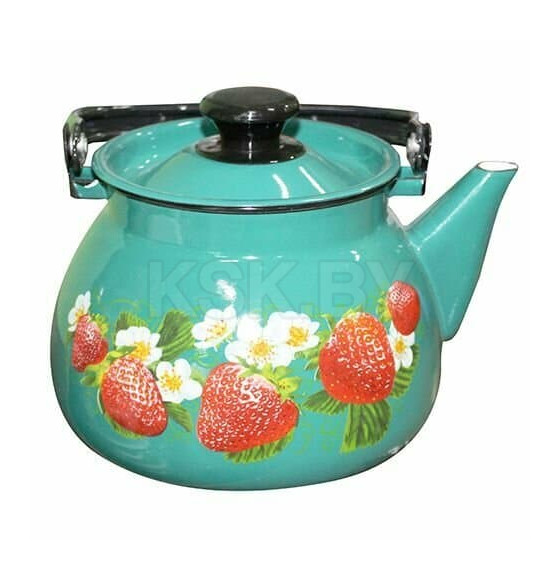 Чайник сферический 3,0 л Грациозный бирюзовый КМЗ 42115-123/6 (73264) 