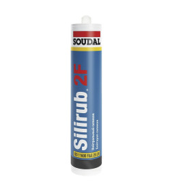 Силикон нейтральный "Soudal" SILIRUB 2 белый 300 мл