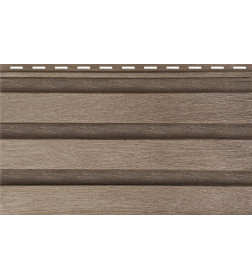 Сайдинг виниловый Ю-пласт "Timberblock" Рейка фасадная Орех светлый, 3000*270мм