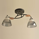 Светильник НПБ 02-2х60-101 8245/2 черный/хром (8245/2) 