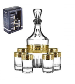 Графин с 6 стопками Promsiz EAV08-1160/837/S/J/7