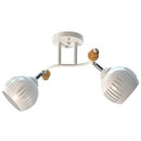 Светильник НПБ 02-2х60-101 N5675/2 белый/дерево (N5675/2) 