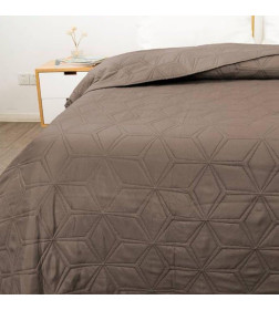 Покрывало MATEX DECORATIVE COVER. FLOWER. Размер: 220x240 Цвет: темно-коричневый