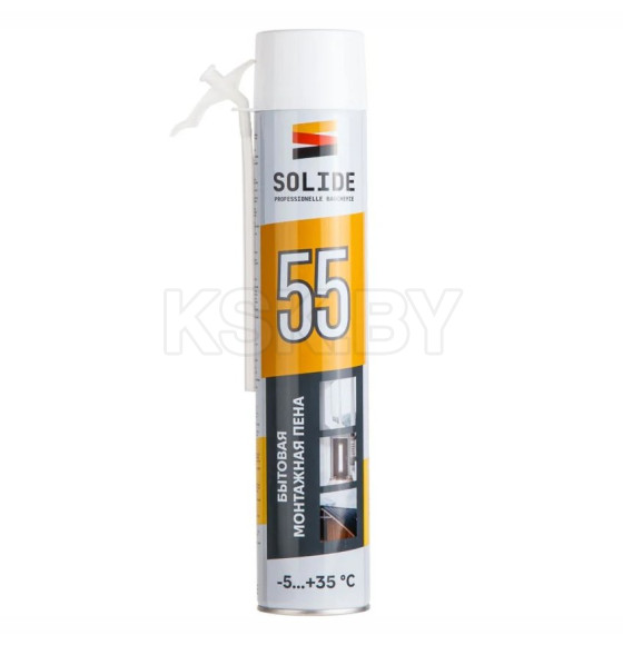 Пена монтажная бытовая всесезонная SOLIDE Foam 55 750 мл (SL-69898-1)