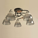 Светильник НПБ 02-5х60-101 8245/5 черный/хром (8245/5) 