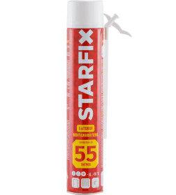 Пена монтажная бытовая всесезонная STARFIX Foam 55 (выход пены до 55 литров) 750 мл