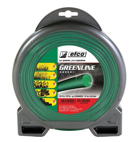 Леска для триммера 3,5 мм х 41 м EFCO Greenline 63040171B (63040171B)