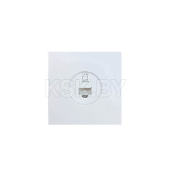 Розетка компьютерная 1-я белая Lezard ZIMA 704-0288-140 (704-0288-140)