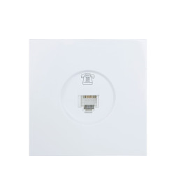 Розетка телефонная евро белая Lezard ZIMA 704-0288-137