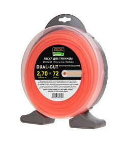 Леска 2.7 мм х 72 м сечение круг DUAL-CUT STARTUL GARDEN ST6068-27