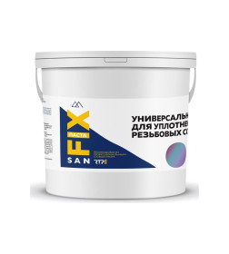 Паста уплотнительная универсальная 450 мл ведро (графит) SANFIX 41675