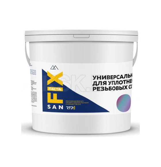 Паста уплотнительная универсальная 450 мл ведро (графит) SANFIX 41675 (41675) 