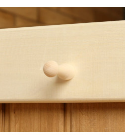 Зеркало резное с 1 полкой и 3 крючками, 45×50×10 см 4430972 Добропаровъ