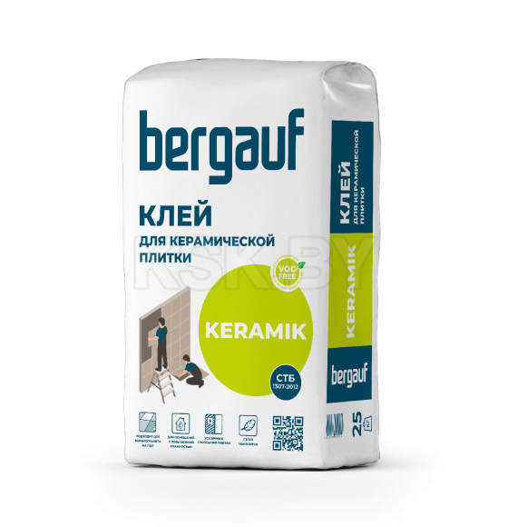 Клей для плитки Bergauf KERAMIK, 25кг