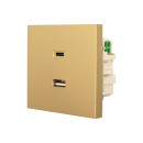 Розетка TC + USB разъем золото Lezard ZIMA 704-3688-192TC (704-3688-192TC) 