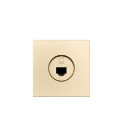 Розетка компьютерная 1-я золото Lezard ZIMA 704-3688-140