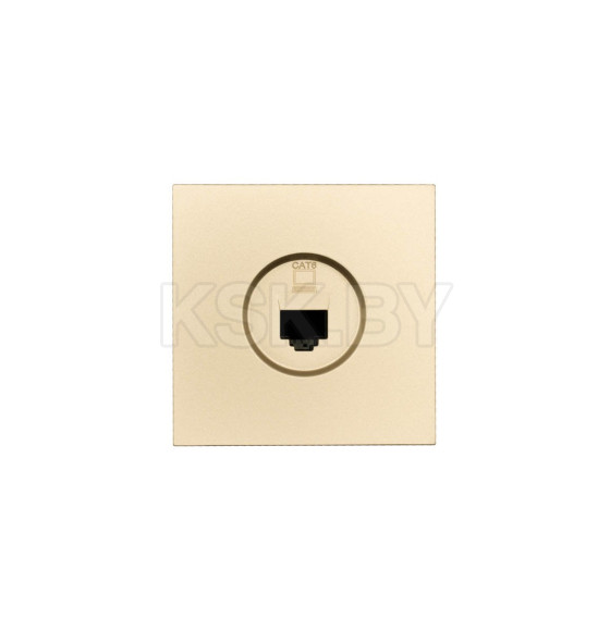 Розетка компьютерная 1-я золото Lezard ZIMA 704-3688-140 (704-3688-140) 