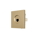 Розетка компьютерная 1-я золото Lezard ZIMA 704-3688-140 (704-3688-140) 