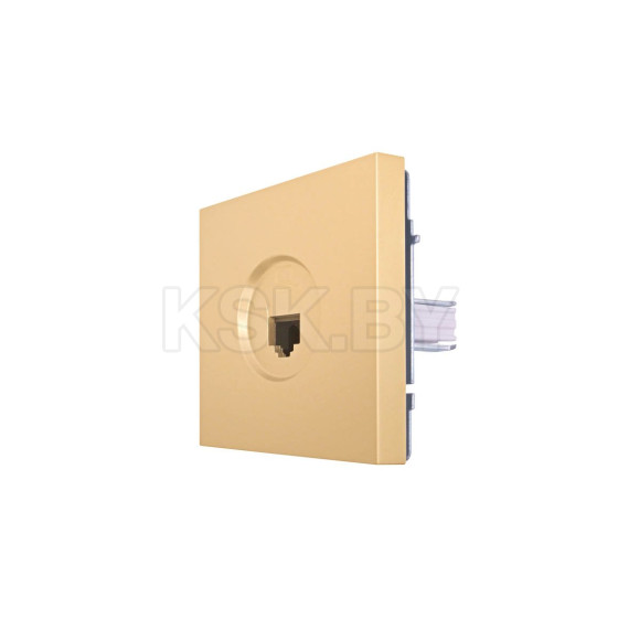 Розетка компьютерная 1-я золото Lezard ZIMA 704-3688-139 (704-3688-139) 