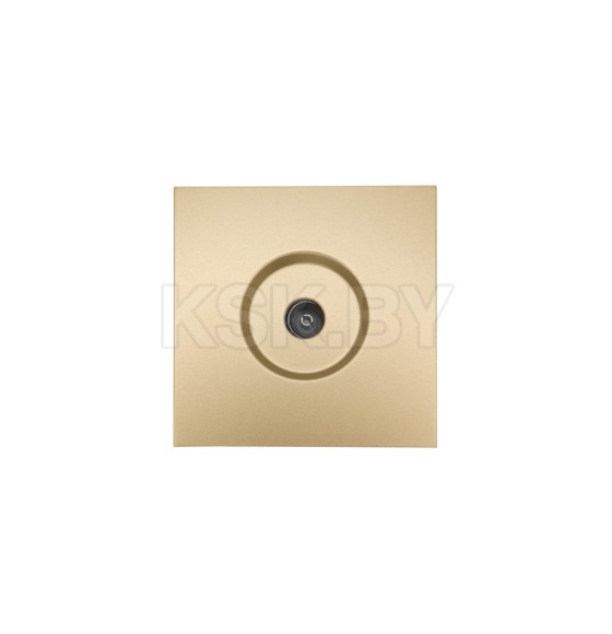 Розетка ТВ оконечная золото Lezard ZIMA 704-3688-130 (704-3688-130) 