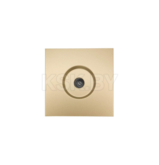 Розетка ТВ проходная золото Lezard ZIMA 704-3688-129 (704-3688-129) 