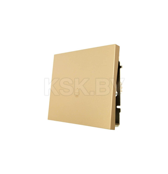 Кнопка звонка золото безвинтовой зажим/клемма Lezard ZIMA 704-3688-103QC (704-3688-103QC) 
