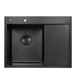 Мойка ARFEKA ECO AR 650*500 L BLACK PVD NANO