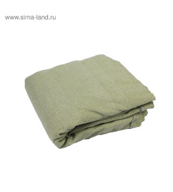 Брезент огнеупорный, 4×3 м, плотность 400 г/м², люверсы шаг 1 м, хаки 5304834