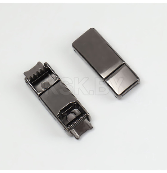 Шнурки для обуви, пара, с плоским сечением и фиксатором на магнитах, 100 см, чёрные 10700565 (10700565) 