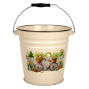 Ведро эмалированное 12,0 л без крышки "Романтика" Лысьвенский завод (С-1124/4 ЖмЭК) 