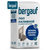 Наливной, цементный пол Bergauf Boden Zement GROSS, (слой 5-50мм), М200. 25кг