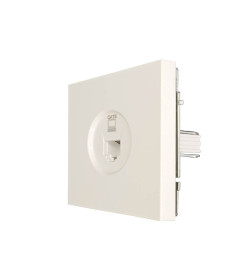 Розетка компьютерная 1-я слоновая кость Lezard ZIMA 704-9088-140