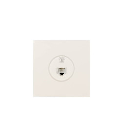Розетка телефонная евро слоновая кость Lezard ZIMA 704-9088-137