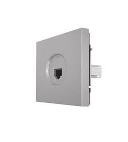 Розетка компьютерная 1-я серый матовый Lezard ZIMA 704-7488-140