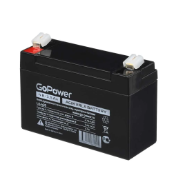 Аккумулятор свинцово-кислотный GoPower LA-435 4V 3.5Ah (1/9/20)