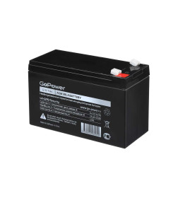 Аккумулятор свинцово-кислотный GoPower LA-1270/security 12V 7Ah клеммы T2/ F2