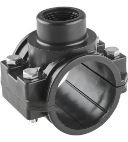 Хомут ПЭ 90 х 1" вн. AV Engineering AVE1009001