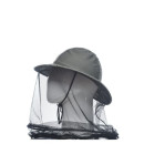 Панама-накомарник HUNTSMAN Антигнус c кольцом Хаки ткань Cotton 58