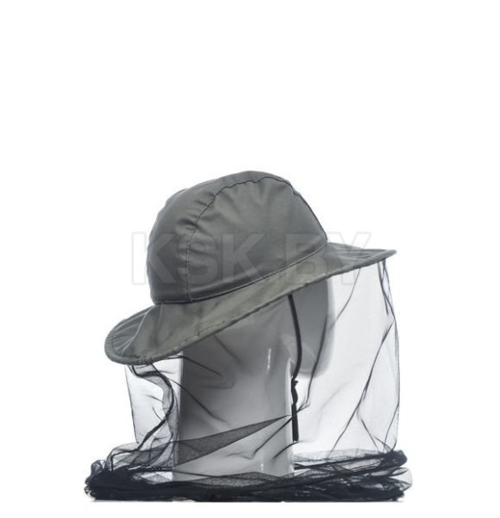 Панама-накомарник HUNTSMAN Антигнус c кольцом Хаки ткань Cotton 58