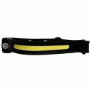 Фонарь налоб. аккум 3,7В, черн, лента, 2LED, 3Вт, 4 реж. сенсор, Type-C LED53406 Camelion (15757) 