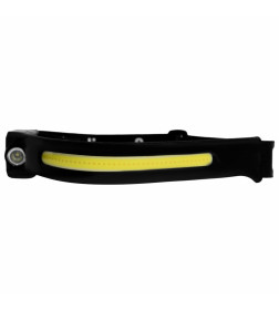 Фонарь налоб. аккум 3,7В, черн, лента, 2LED, 3Вт, 4 реж. сенсор, Type-C LED53406 Camelion