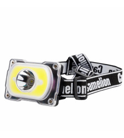 Фонарь налоб. аккум 3,7В, черн, XPE+COB LED, 5Вт, 4 реж, Type-C LED53407 Camelion