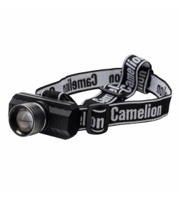 Фонарь налоб. аккум 3,7В, черн, XPE, 3Вт, ZOOM, 3 реж. Type-C LED53779 Camelion