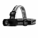 Фонарь налоб. аккум 3,7В, черн, XPE, 3Вт, ZOOM, 3 реж. Type-C LED53779 Camelion (15767) 