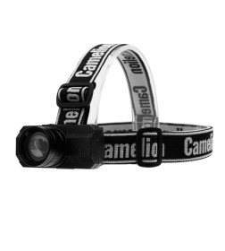 Фонарь налоб. аккум 3,7В, черн, XPE, 3Вт, ZOOM, 3 реж. Type-C LED53779 Camelion