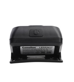 Фонарь налоб. аккум 3,7В, черн, XPE+2 x COB, 3Вт, 5 реж. Type-C LED53417 Camelion