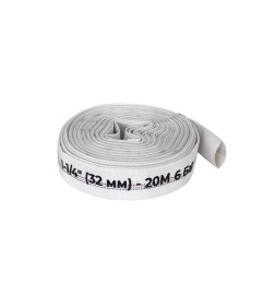 Шланг текстильный к дренажному насосу (белый) 1 1/4"(32мм) 20м, MAXPUMP