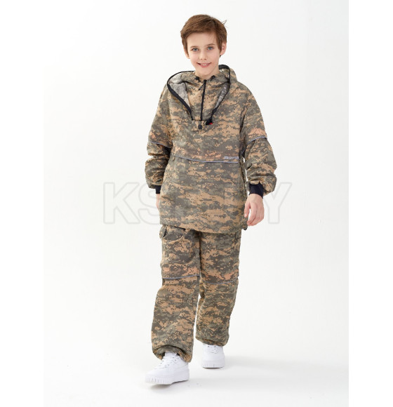 Костюм летний детский HUNTSMAN Антигнус Светлый пиксель128/2 40-42/146-152 ткань Сорочка Смесовая
