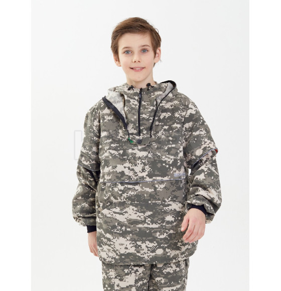 Костюм летний детский HUNTSMAN Антигнус Светлый пиксель128/2 36-38/134-140 ткань Твил-Пич
