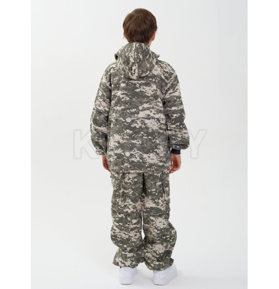 Костюм летний детский HUNTSMAN Антигнус Светлый пиксель128/2 36-38/134-140 ткань Твил-Пич